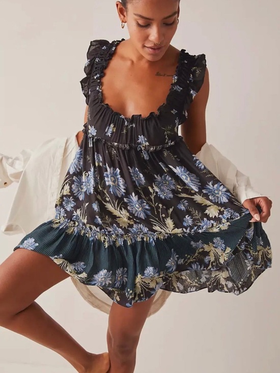 FREE PEOPLE Bali Wild Daisy Slip Dress - Picture 2 of 6